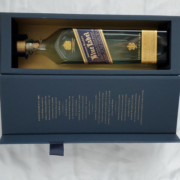 Johnnie Walker Blue Label box and empty bottle - Picture 6 of 6
